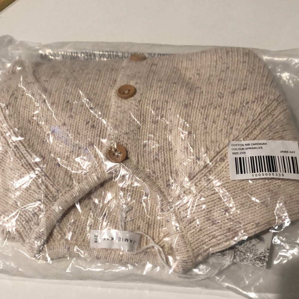 Jamie Kay cotton rib cardigan